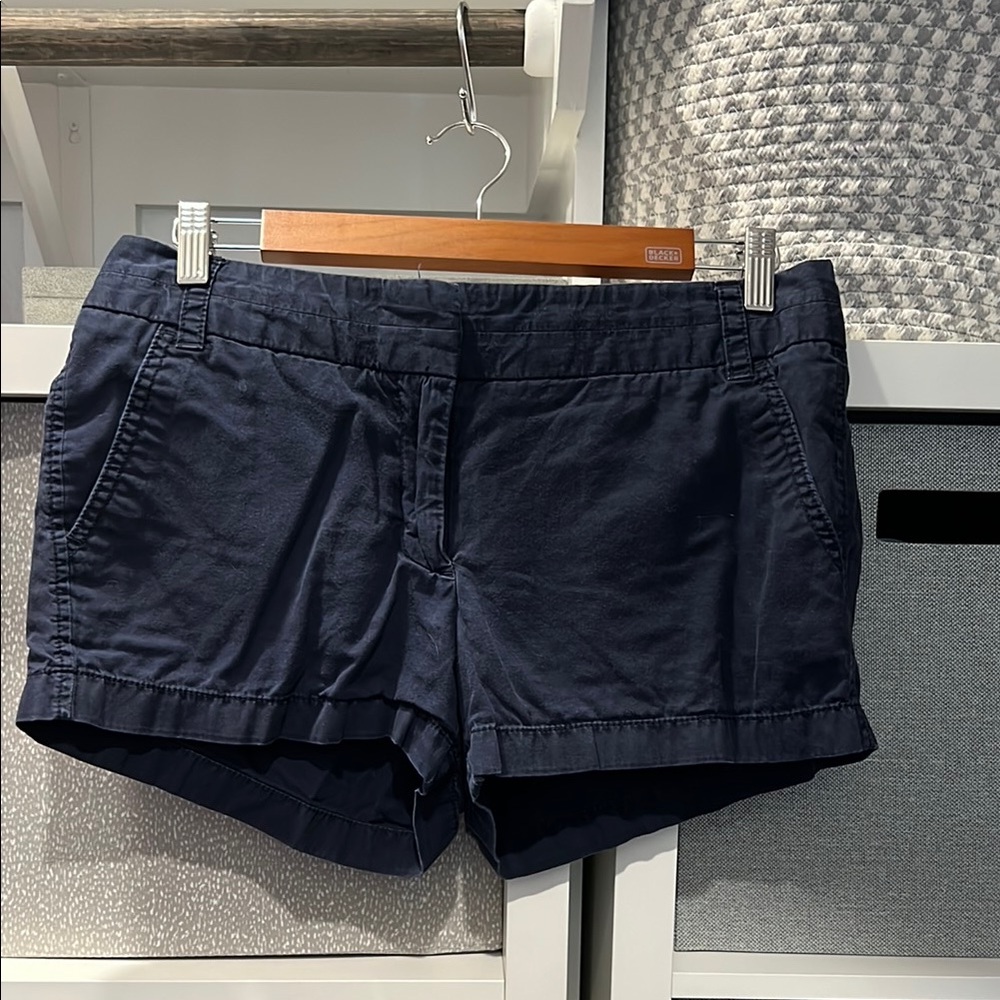 J. Crew Blue Cargo Shorts with Tailored Fit